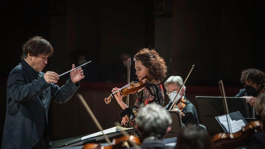 Ono e Baeva al Verdi (foto Marco Borrelli - Orchestra della Toscana)