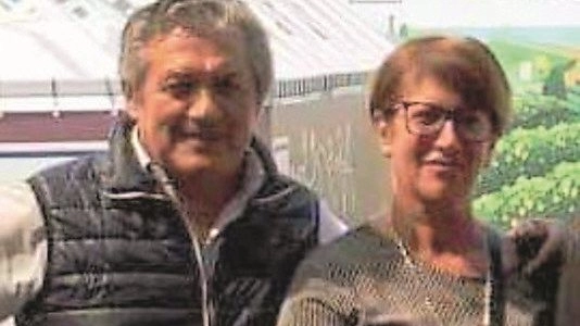 Loredana Baldi con il marito Federico Pucciarelli