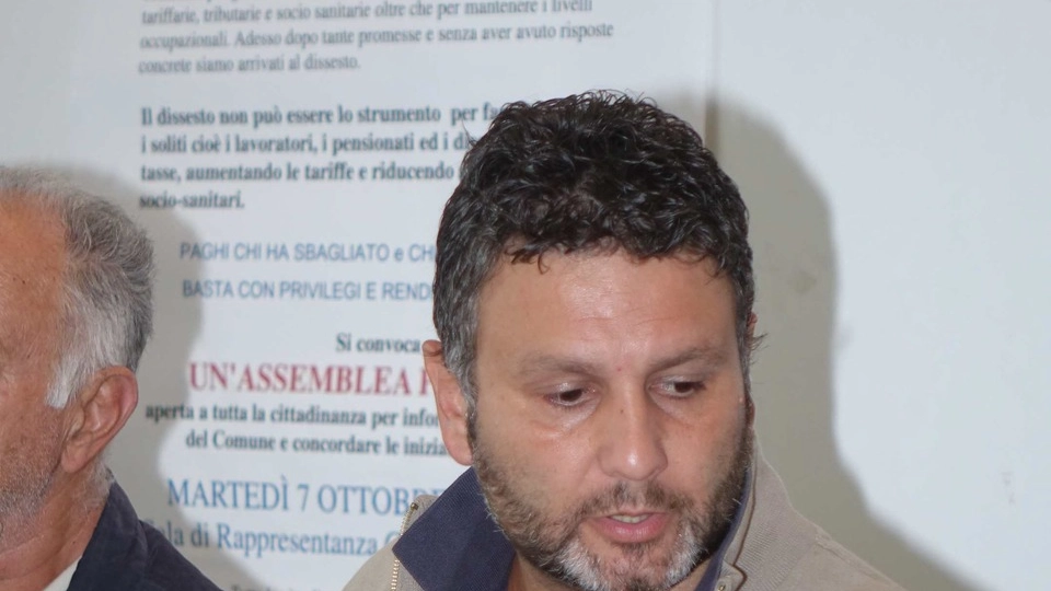 Il segretario della Cgil, Massimiliano Bindocci