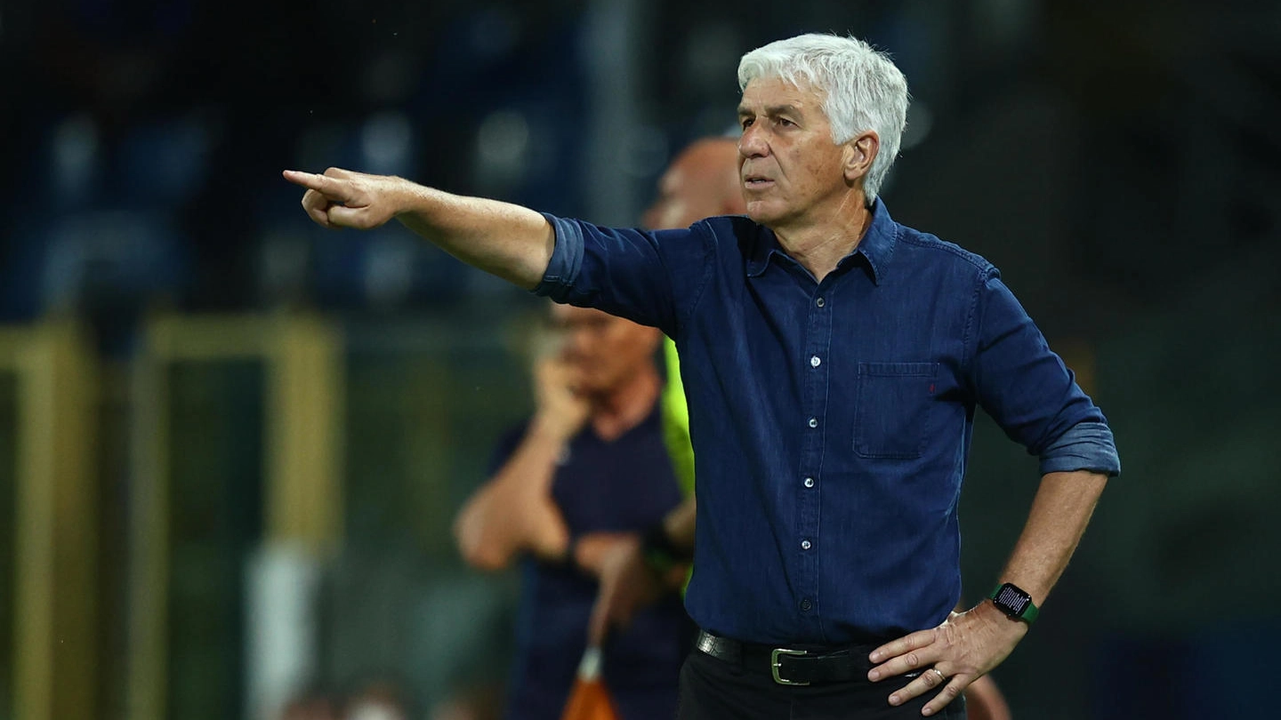 Il tecnico dell'Atalanta Gian Piero Gasperini Il tecnico dell'Atalanta Gian Piero Gasperini