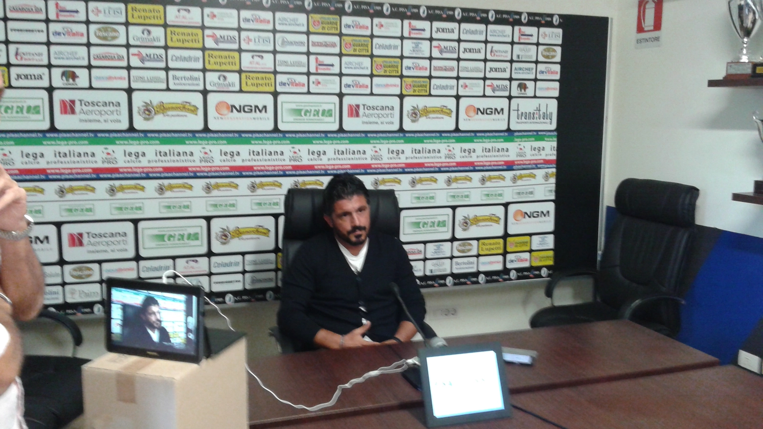 Rino Gattuso in conferenza stampa