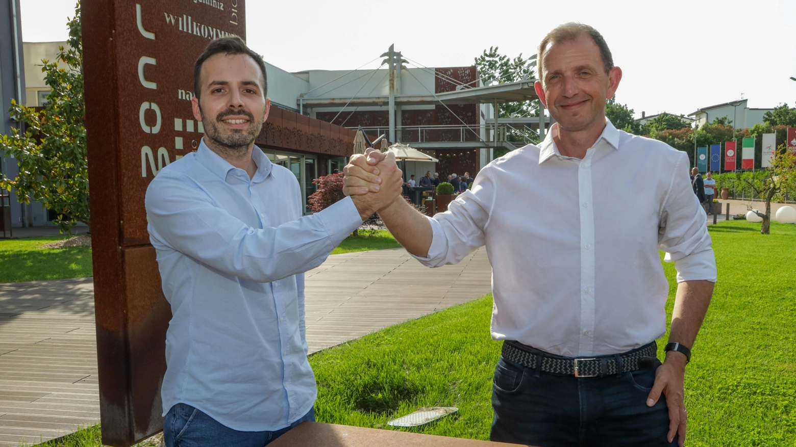 I candidati sindaco a Campi Bisenzio: Andrea Tagliaferri e Leonardo Fabbri (Fotocronache Germogli)