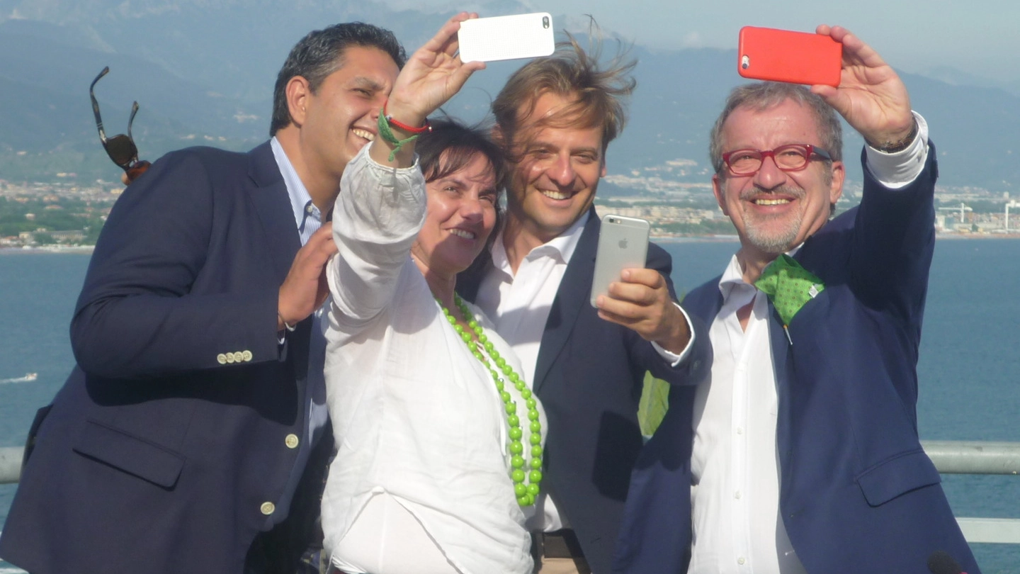 Un selfie dalla terrazza dei frati (foto di Massimo Merluzzi)