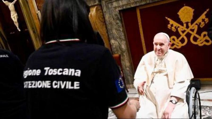 Volontari in udienza da Papa Francesco