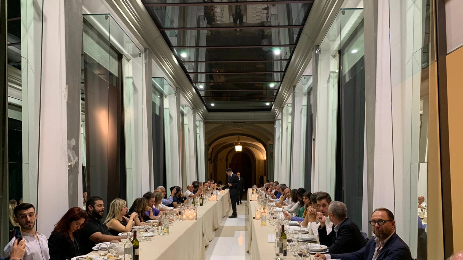 La cena a Palazzo Corsini