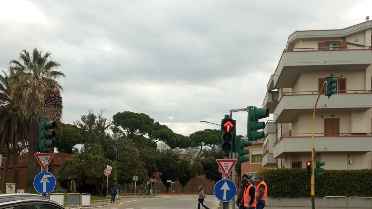 I lavori al semaforo I lavori al semaforo