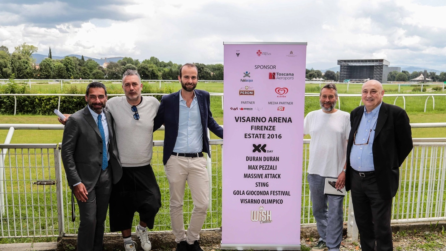 Presentazione degli eventi al Visarno per l'Estate fiorentina (Cabras/New Press Photo)