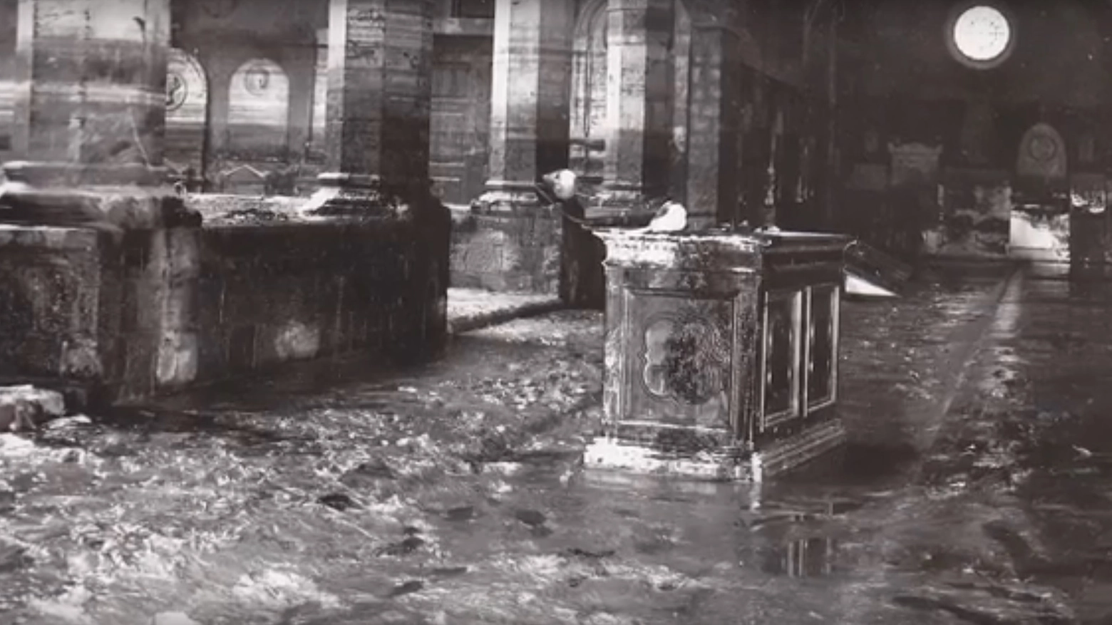 Alluvione '66, i danni in Santa Maria Novella