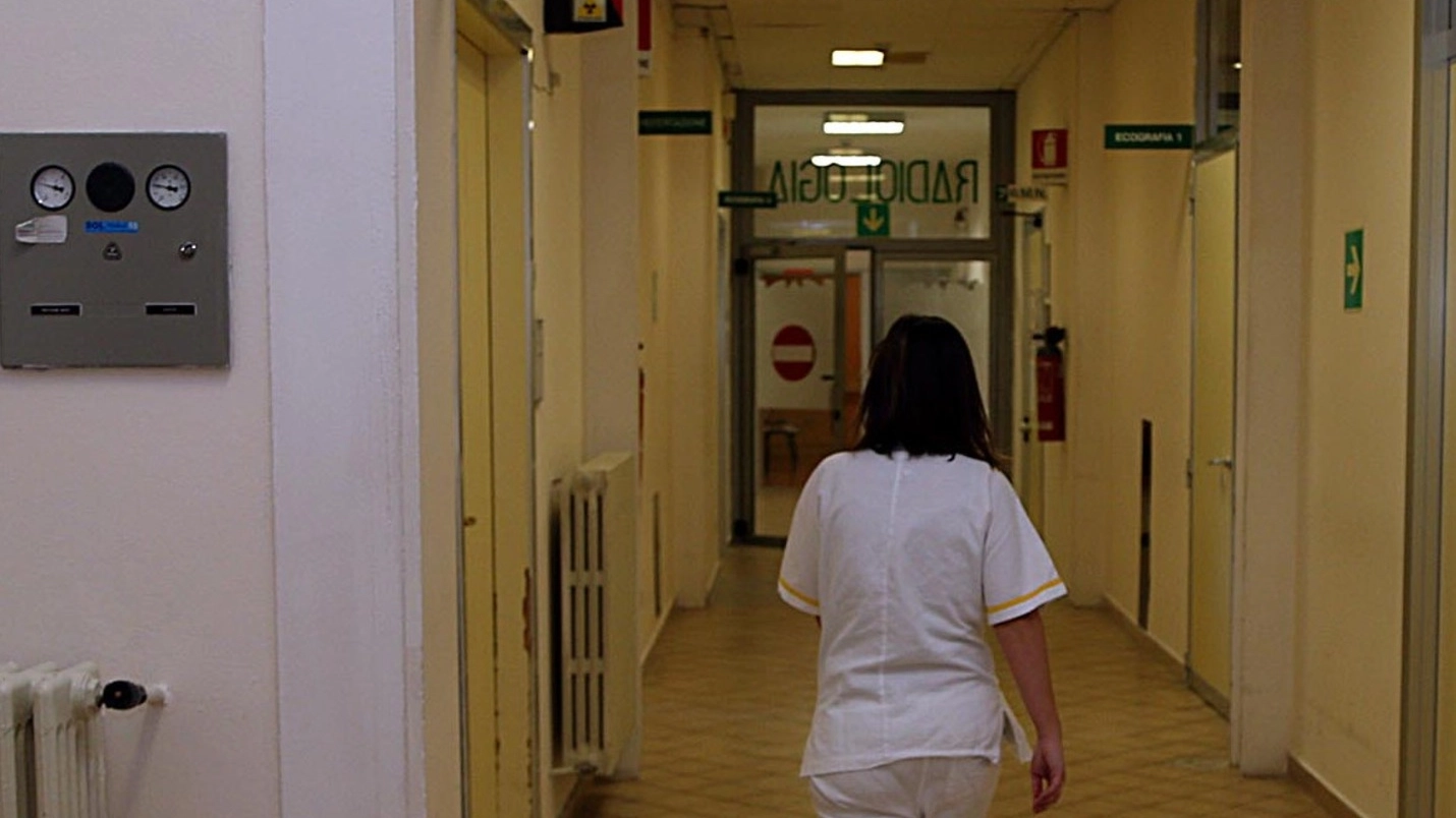 L’ingresso dell’ospedale di Volterra. Intanto Buselli esulta: «Siamo felici»