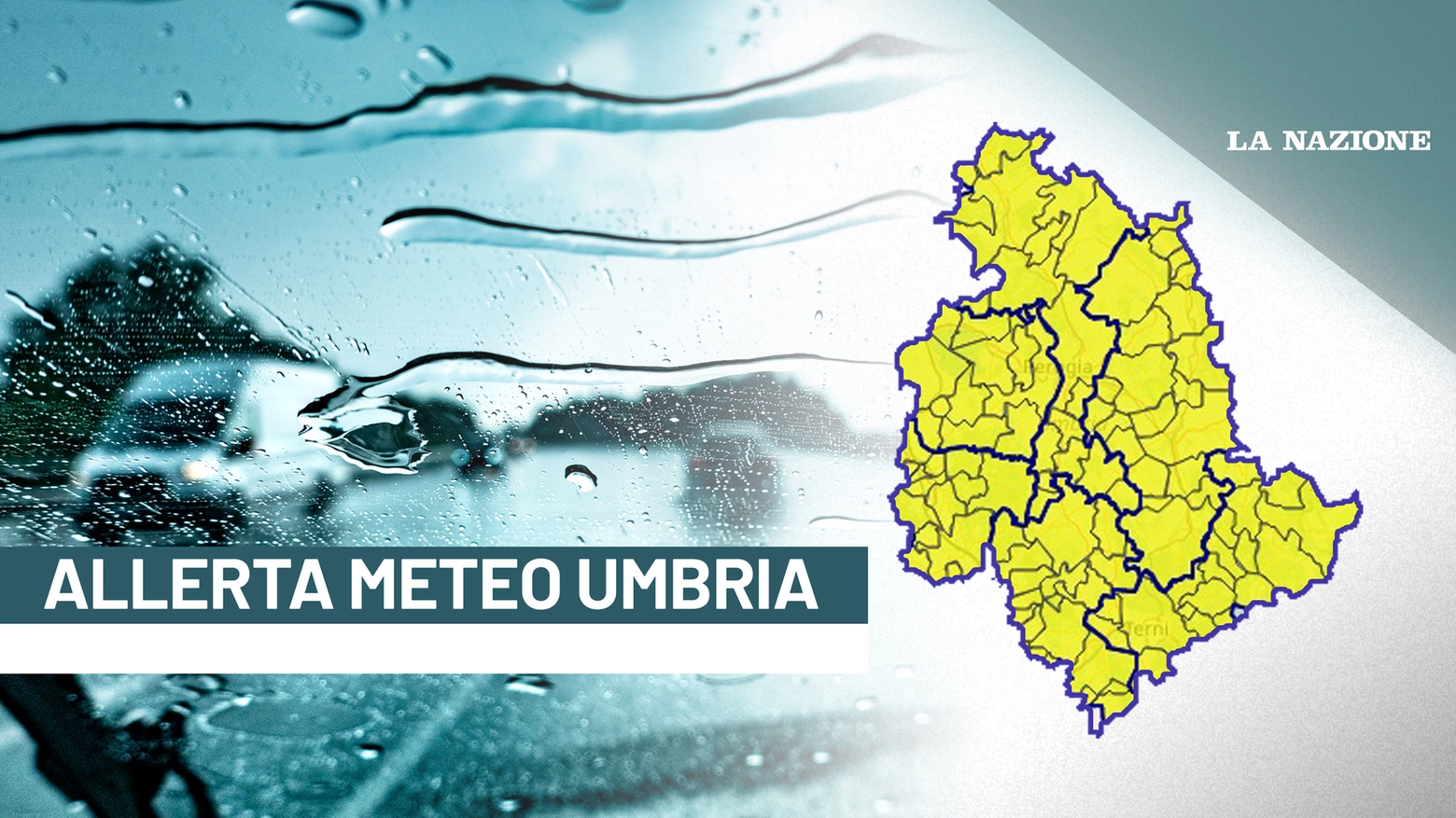 Allerta meteo in Umbria