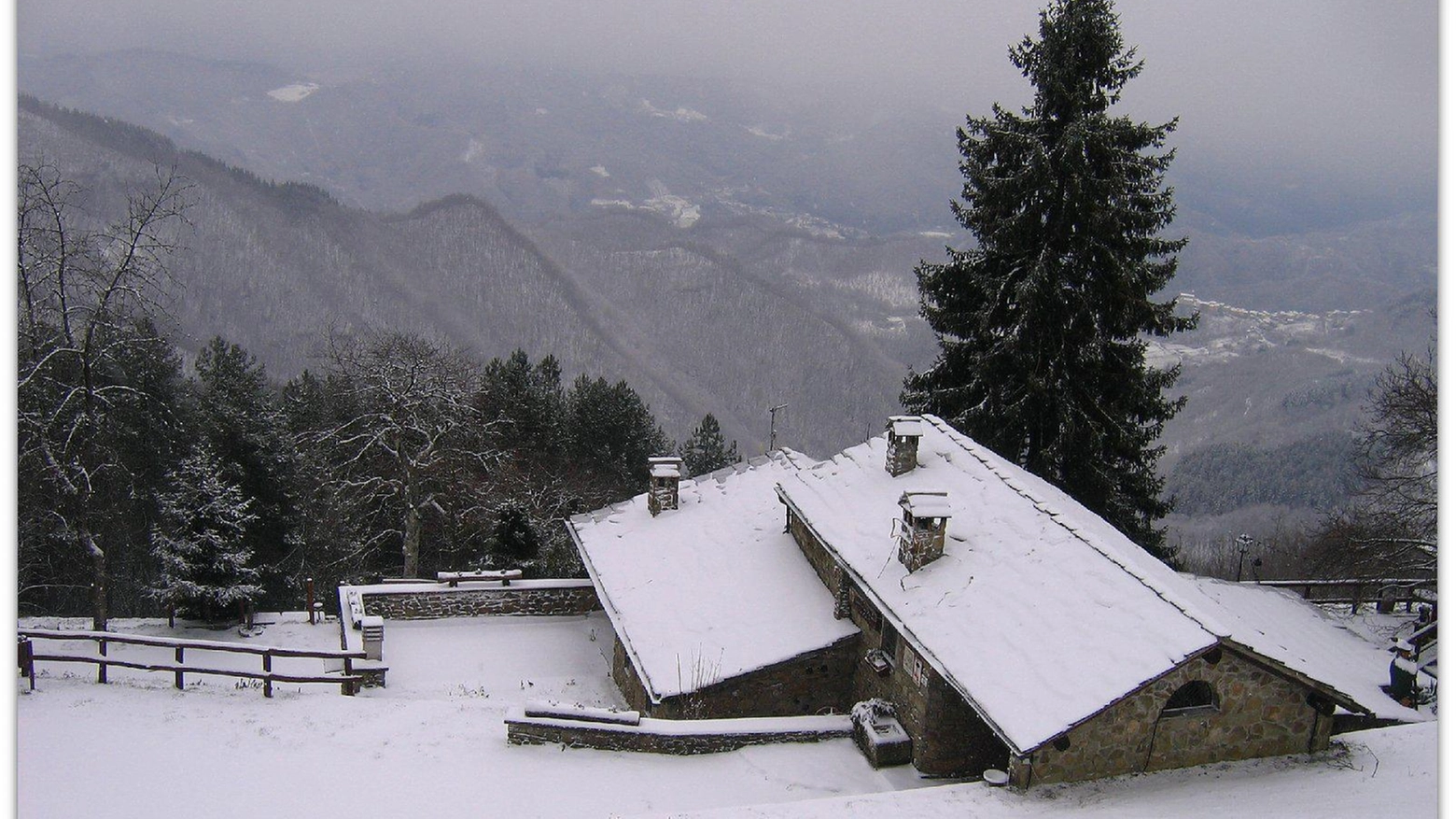 Alpe di Cavarzano, nel comune di Vernio, 1100 metri
