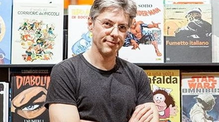 Il disegnatore Leo Ortolani celebre per la serie a fumetti Rat-Man