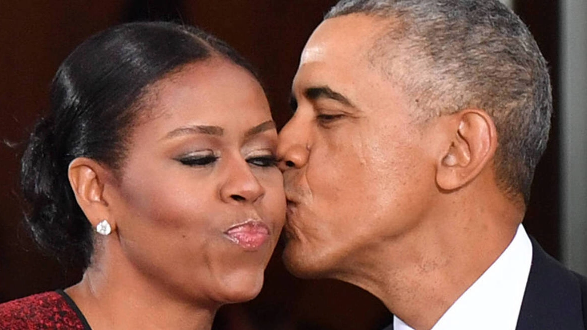 Obama con la moglie Michelle