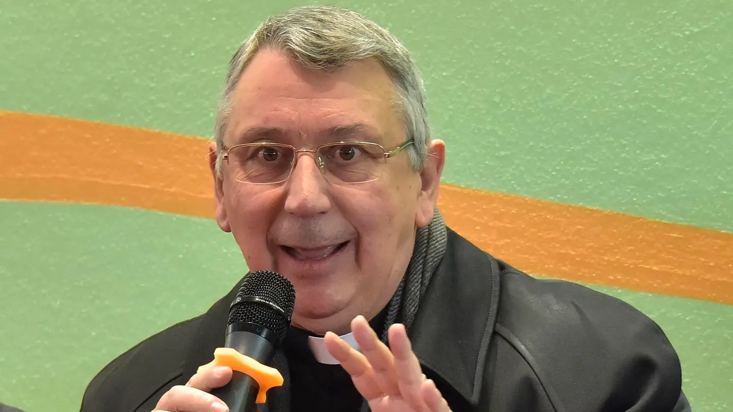Monsignor Simone Giusti, vescovo di Livorno (Foto Novi)