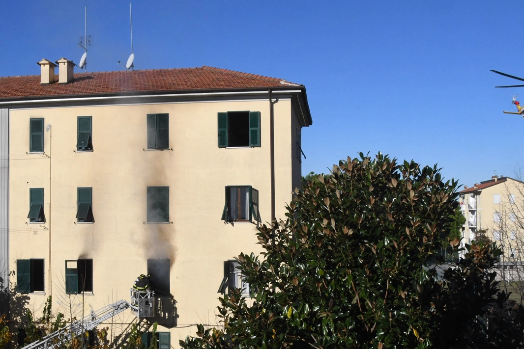 L'appartamento ad Avenza (Foto servizio Letizia Delia)