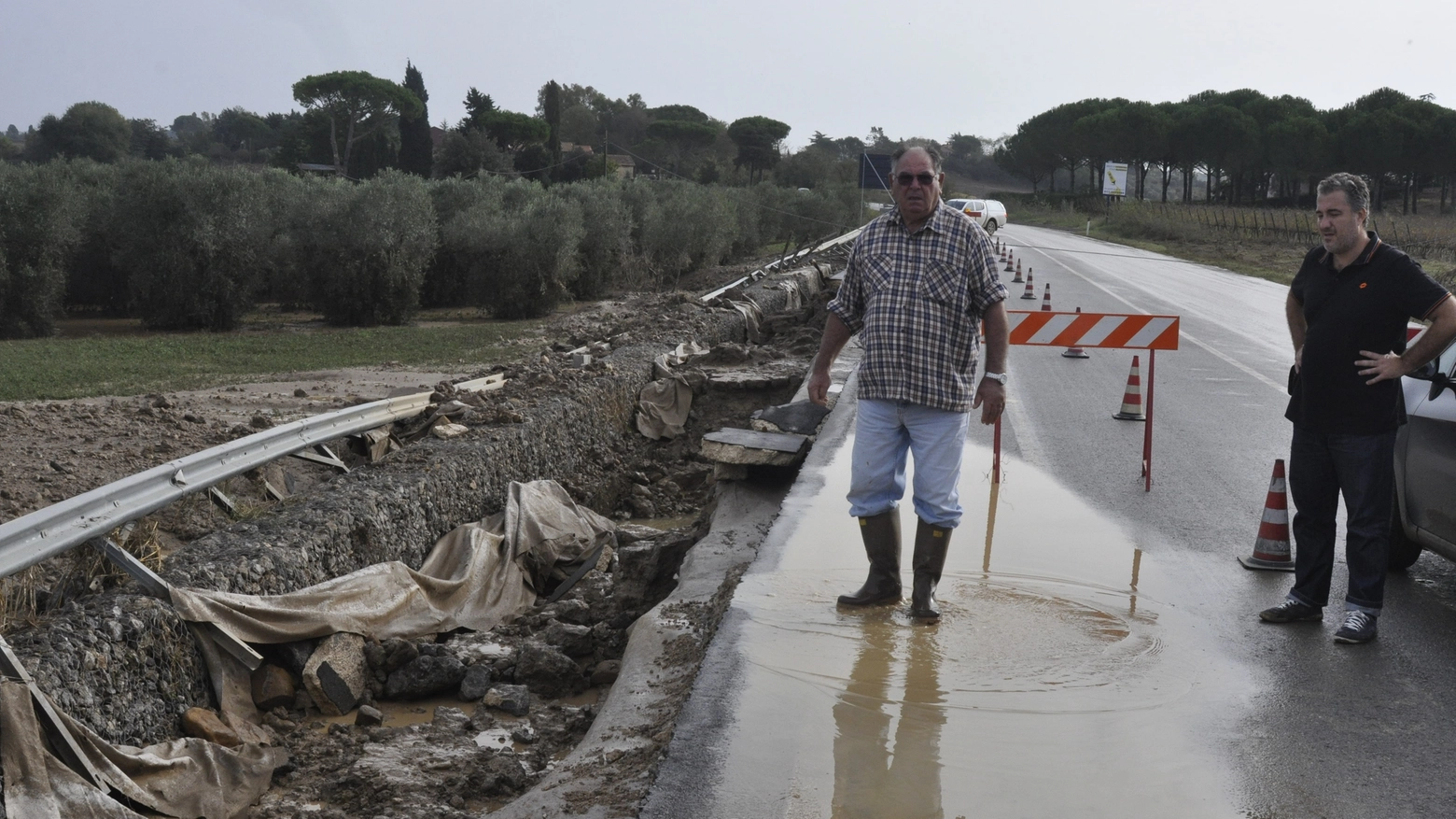 La devastazione dopo l'alluvione in Maremma (Aprili)