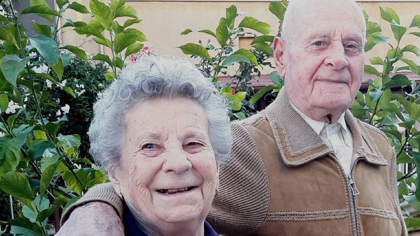 Ilario Bagiana e la moglie Rina Rosati, sono sposati da ben 61 anni e si amano come un tempo