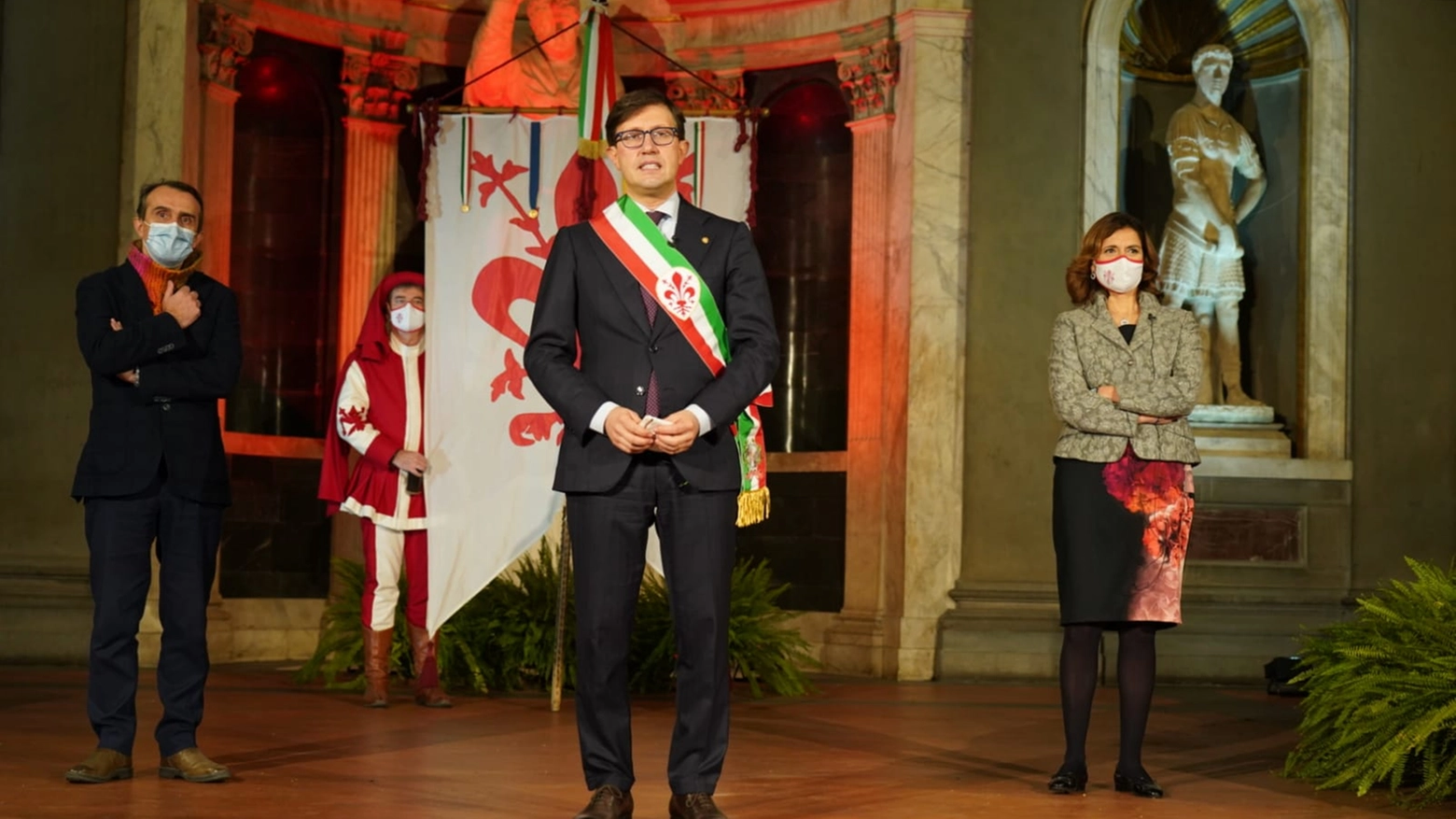 La premiazione con il sindaco Nardella e il vicesindaco Bettini