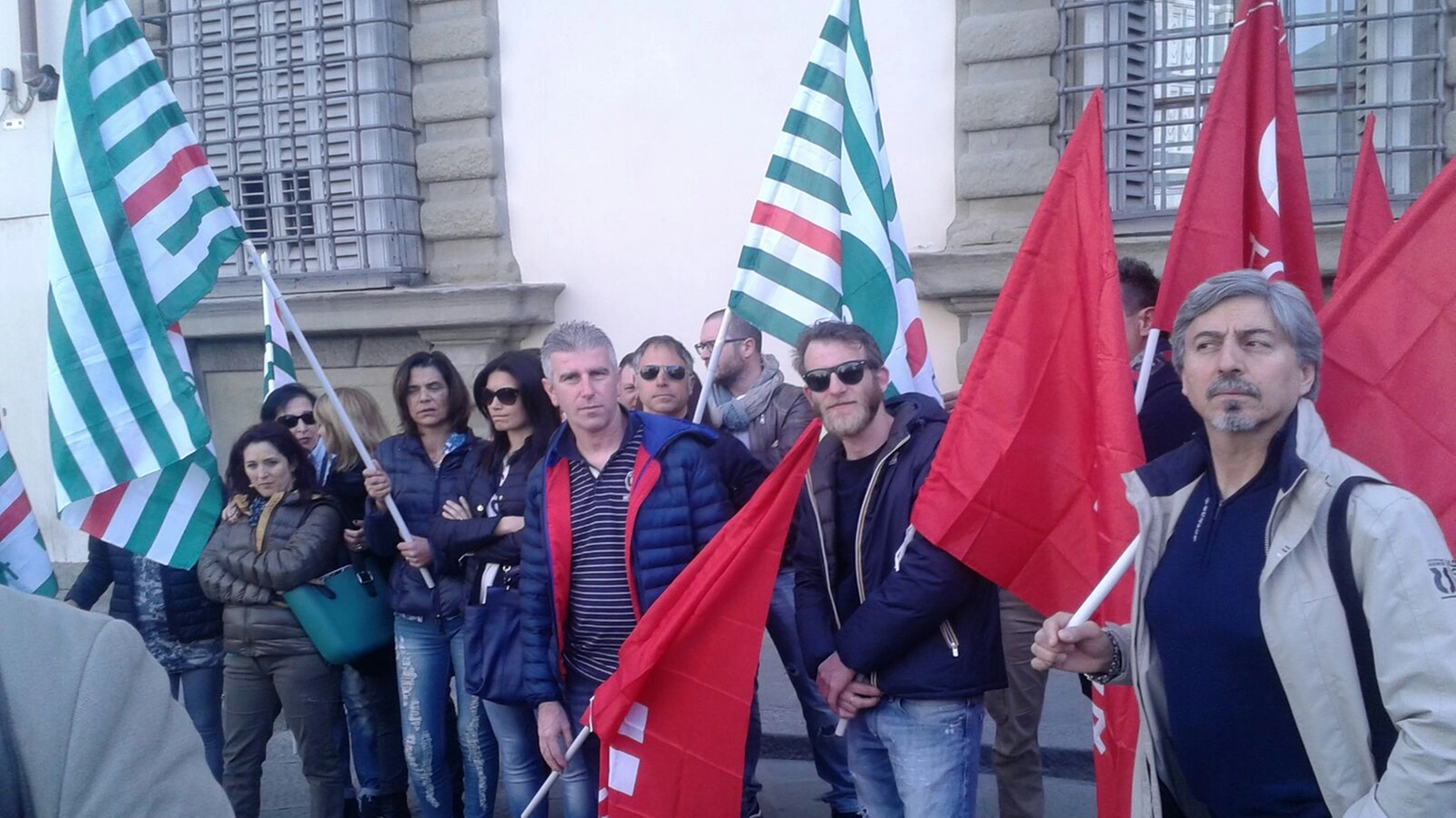 La rabbia dei lavoratori a Firenze per la Balducci