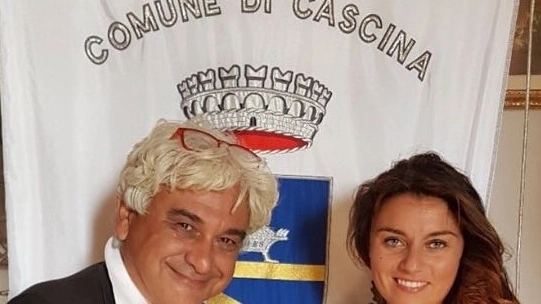 Luciano Del Seppia e il sindaco Susanna Ceccardi