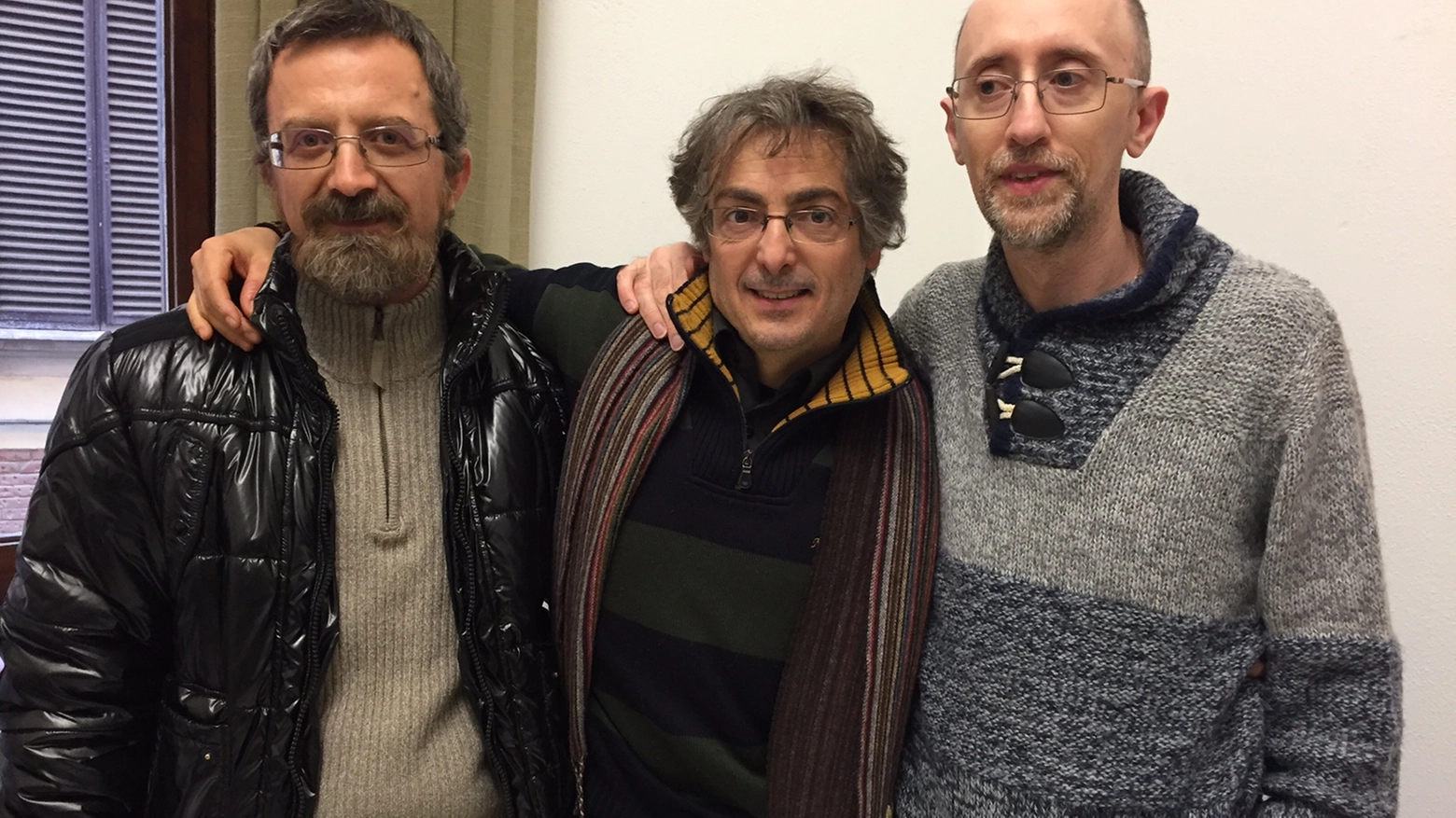 Da sinistra Maurizio Giorgi, Giacomo Del Bino e Luca Rossi