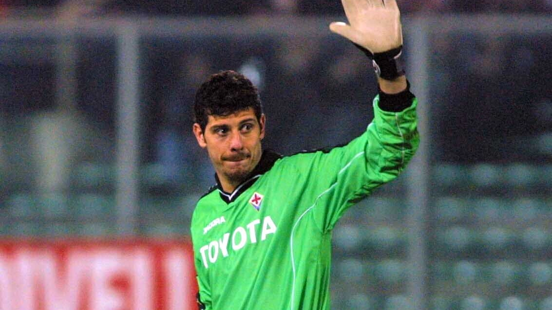 Francesco Toldo con la maglia della Fiorentina (Germogli)