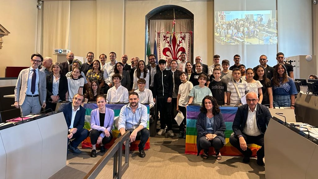 I ragazzi in Consiglio comunale a Firenze I ragazzi in Consiglio comunale a Firenze