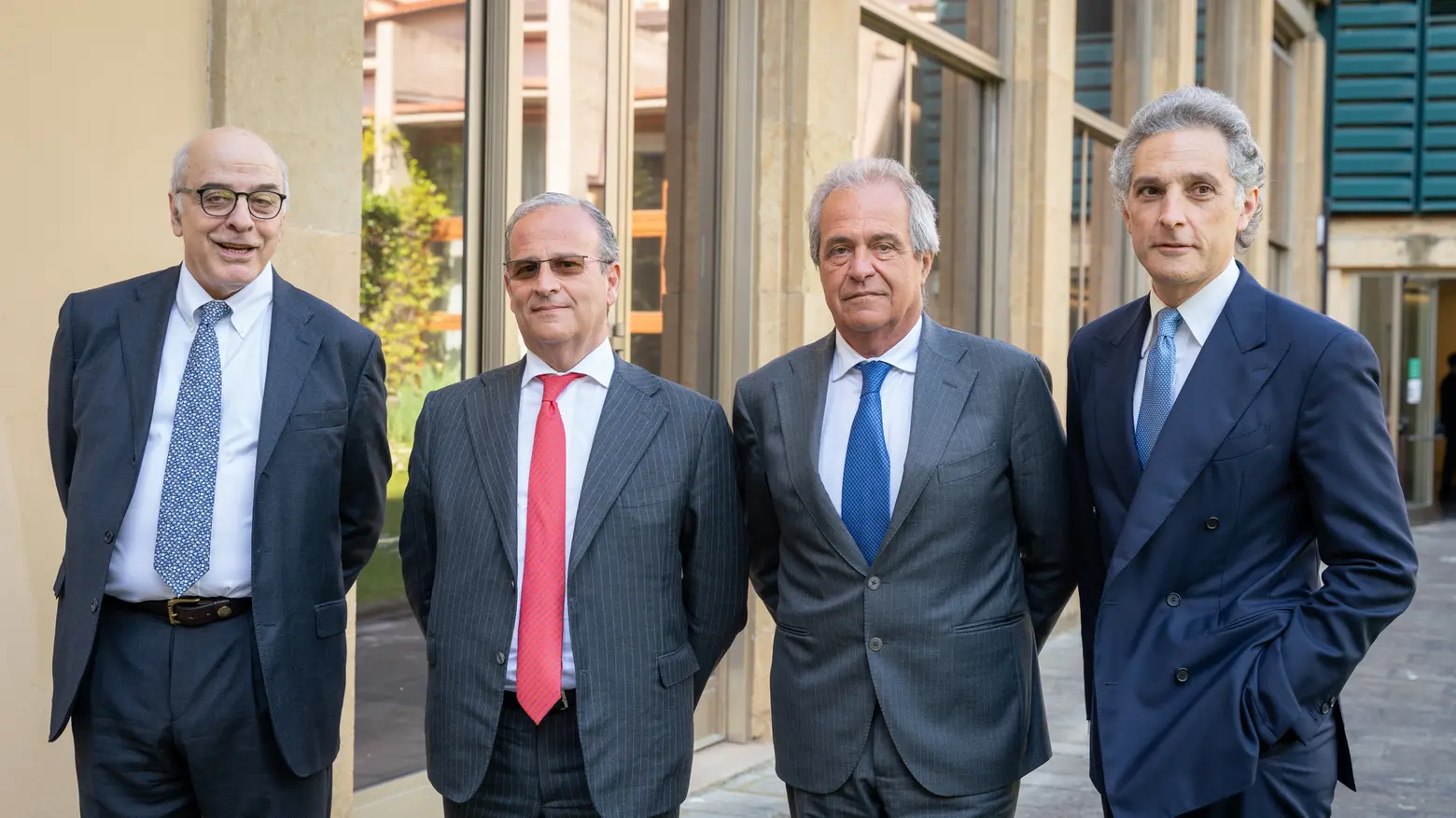 Da sinistra a destra; Roberto Koch, Jacopo Speranza, Luigi Salvadori e Michele Coppola Da sinistra a destra; Roberto Koch, Jacopo Speranza, Luigi Salvadori e Michele Coppola