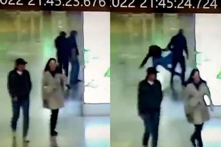Roma, turista israeliana accoltellata alla stazione Termini: frame dal video