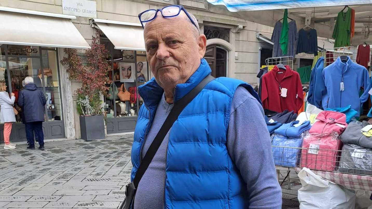 Massimo Traverso, degente della casa di riposo di via Falcinello