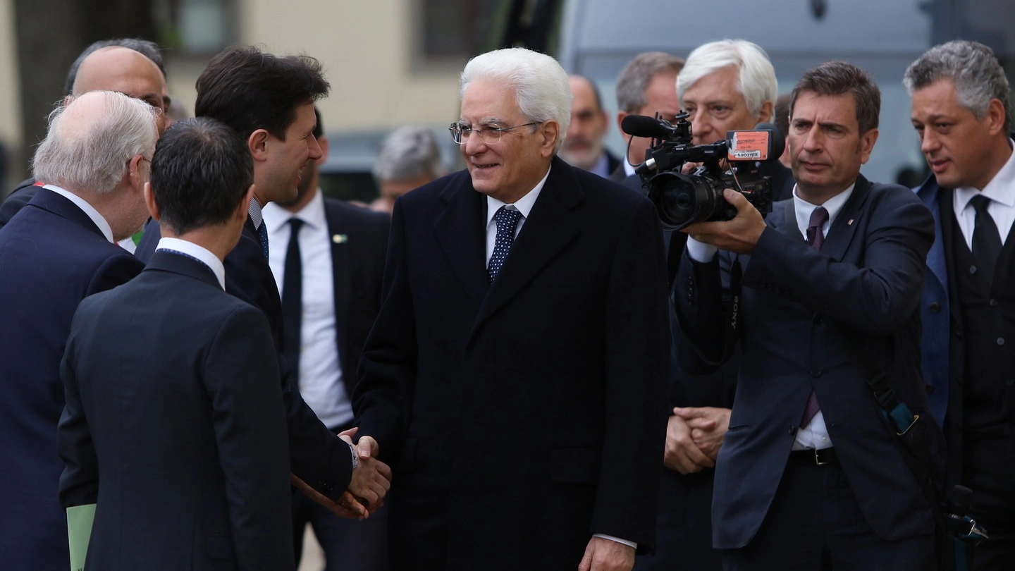 Il presidente Mattarella a Scandicci (Germogli)
