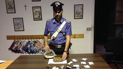 Nuovo intervento dei carabinieri nella lotta alla droga (foto d'archivio)