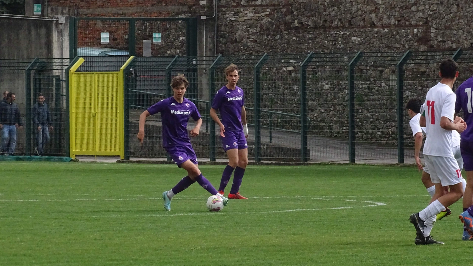 Un'immagine della sfida tra Fiorentina e Monterosi Un'immagine della sfida tra Fiorentina e Monterosi