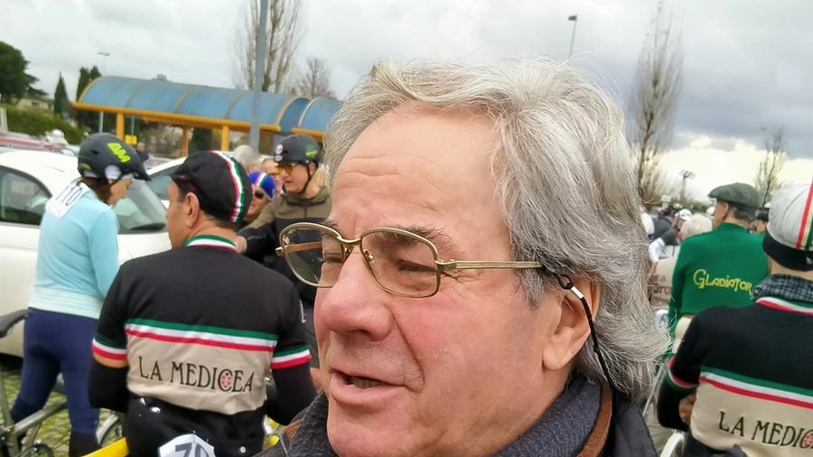 Il presidente del Bici Club ed organizzatore Enzo Ricciarini