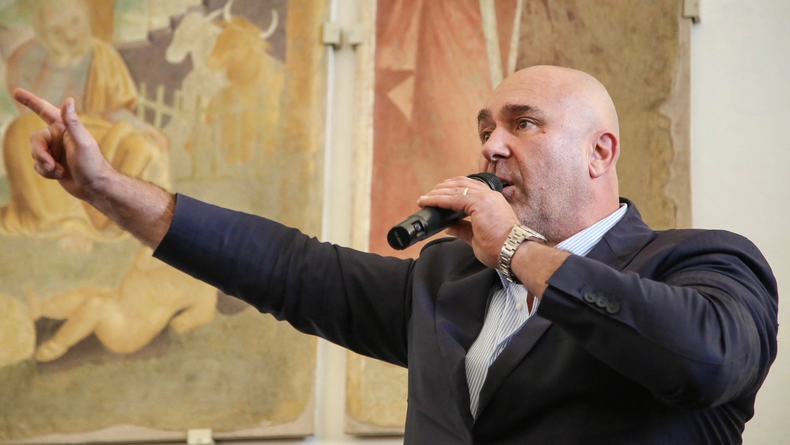 Il sindaco di Terni Stefano Bandecchi Il sindaco di Terni Stefano Bandecchi