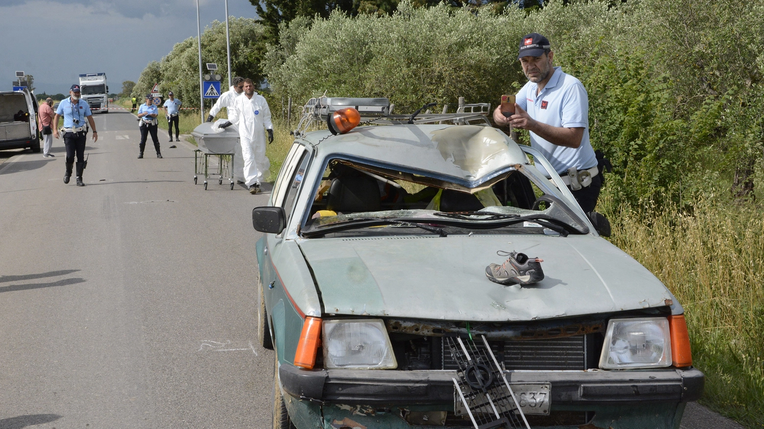 Il luogo dell'incidente