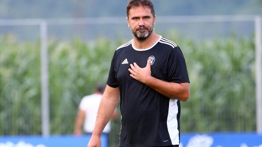 L'allenatore del Pisa Luca D'Angelo