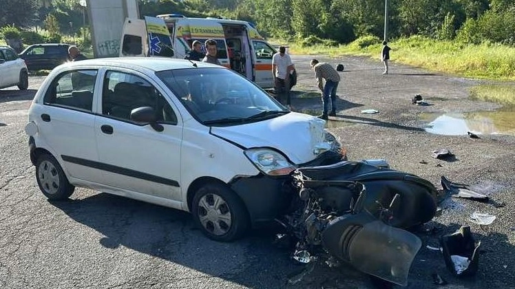 Incidente frontale a Monzone