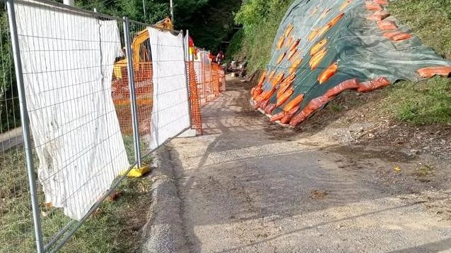 Frana di Albetreta, entro fine settimana strada aperta per i residenti Frana di Albetreta, entro fine settimana strada aperta per i residenti