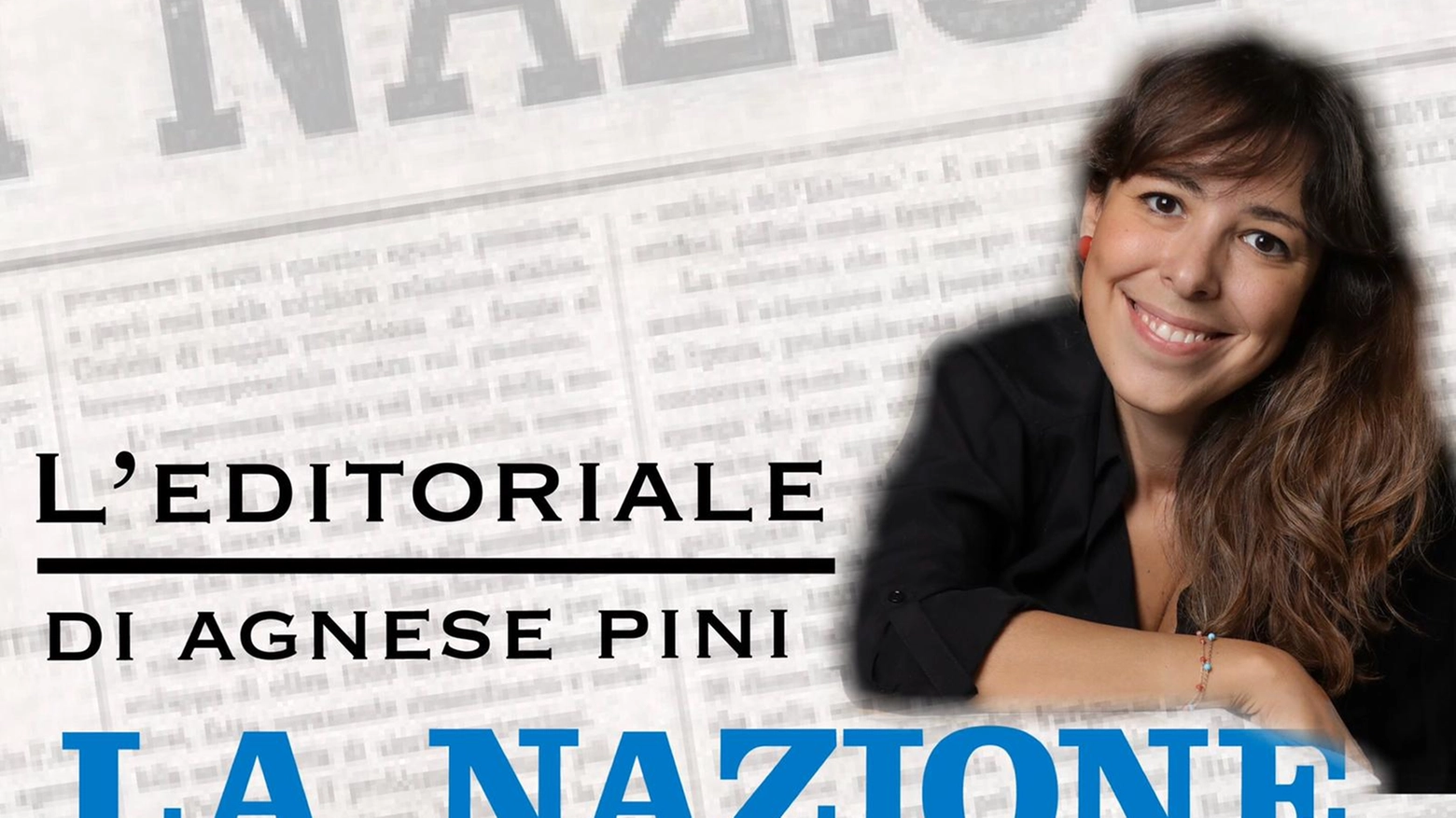 La direttrice de La Nazione Agnese Pini