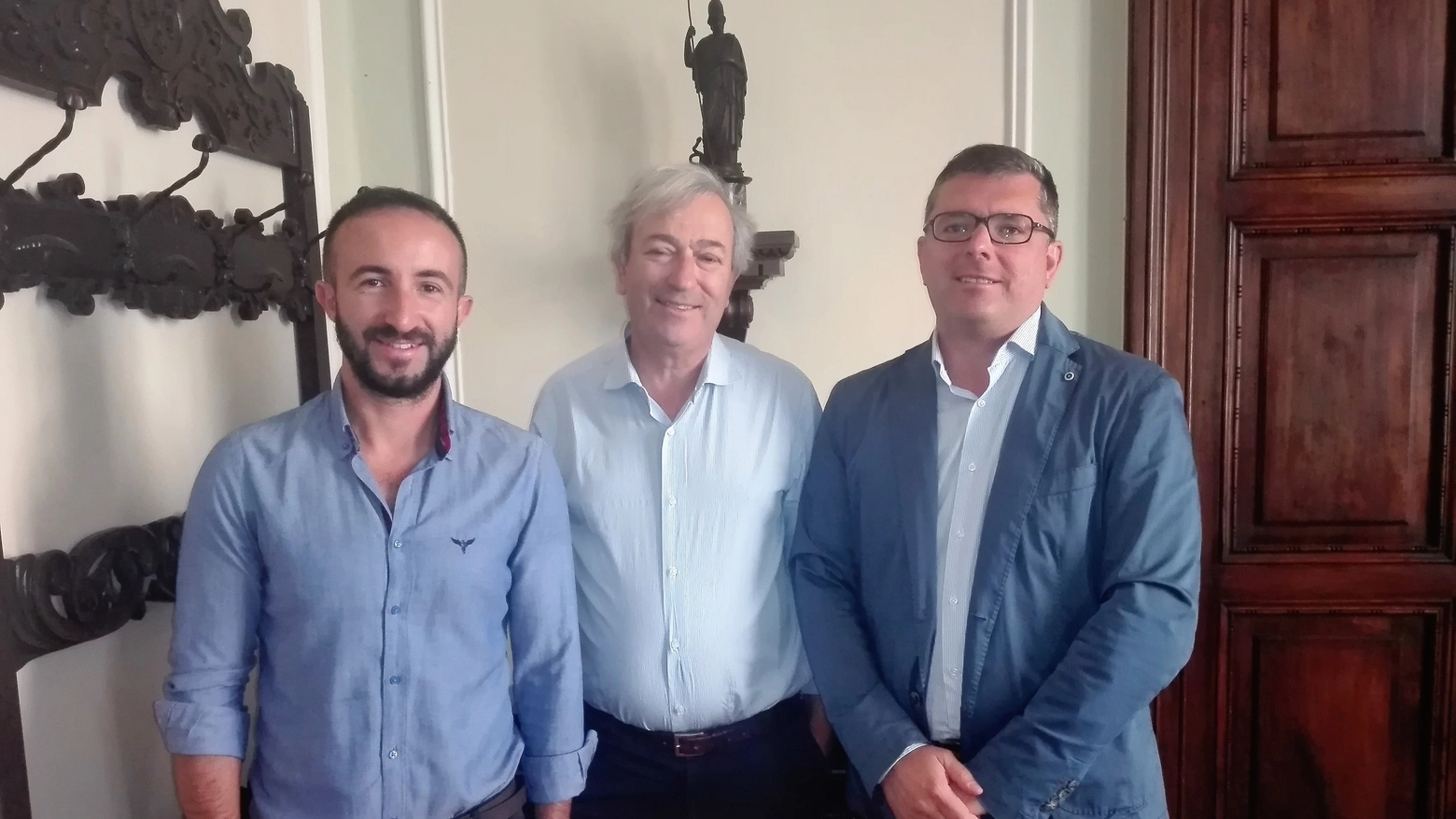 Filippo Lubrano, Marco Ferrari ed Emanuele Moggia