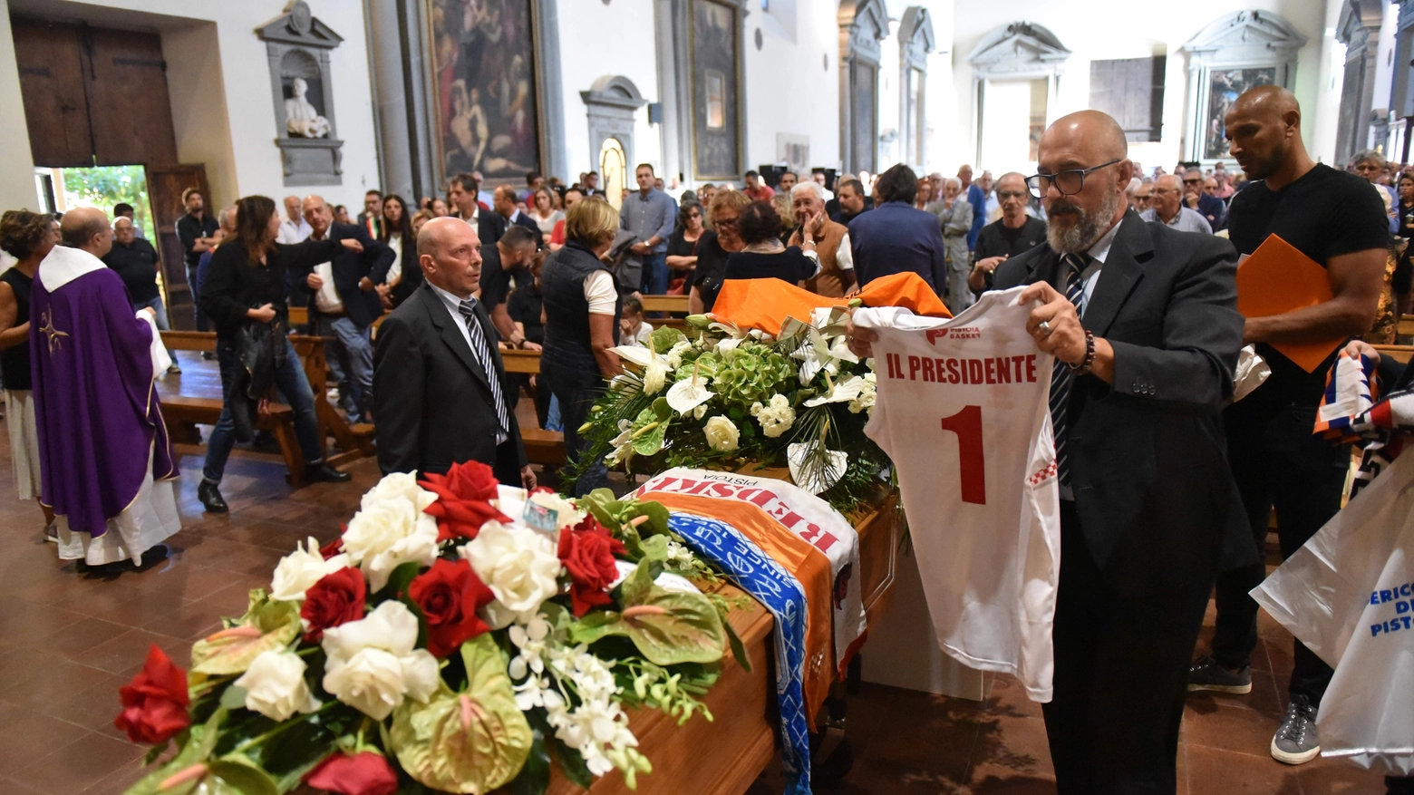 Il funerale di Roberto Maltinti (Luca Castellani/FotoCastellani)