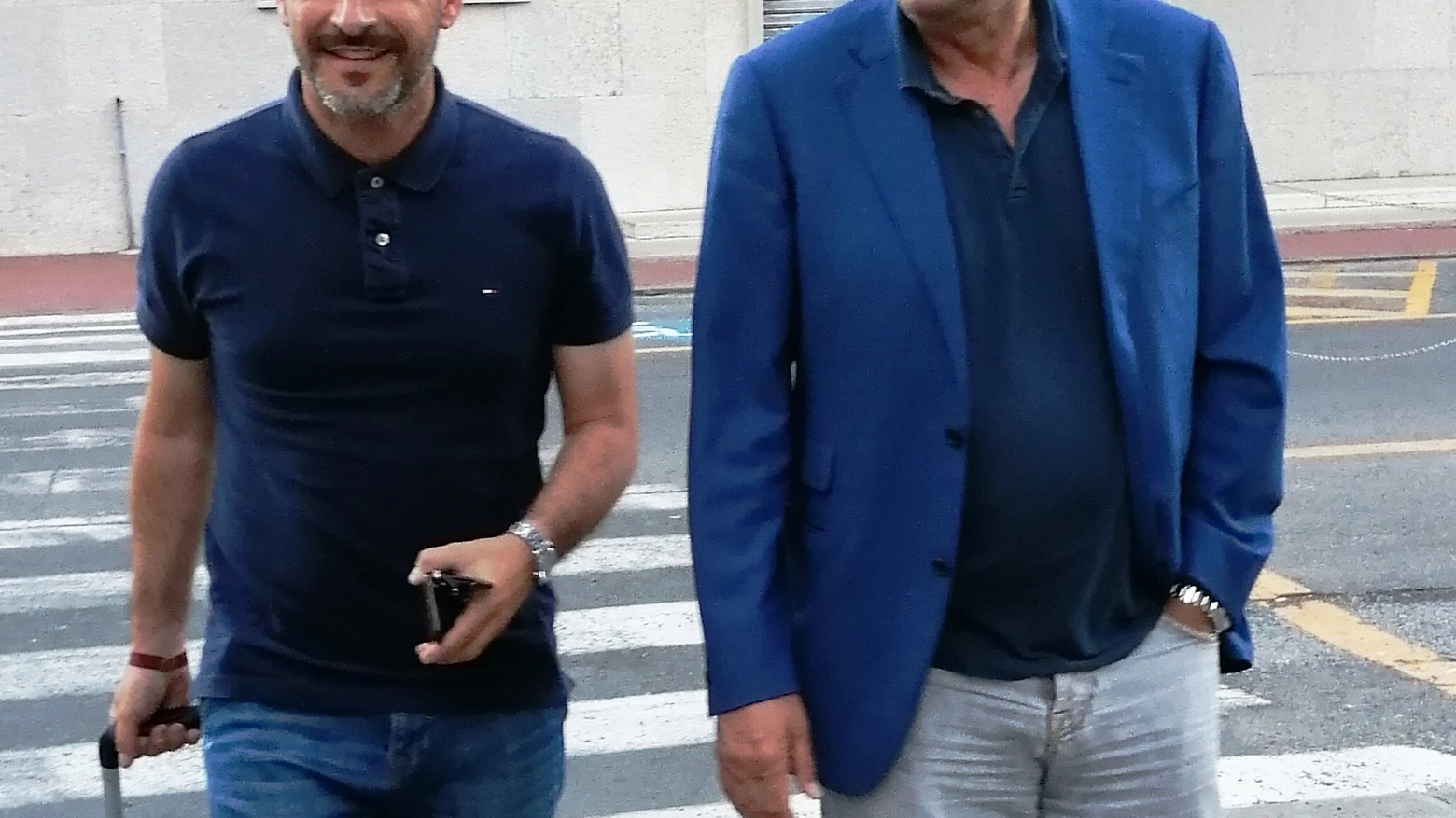 Mister Vincenzo Italiano con il dg Guido Angelozzi
