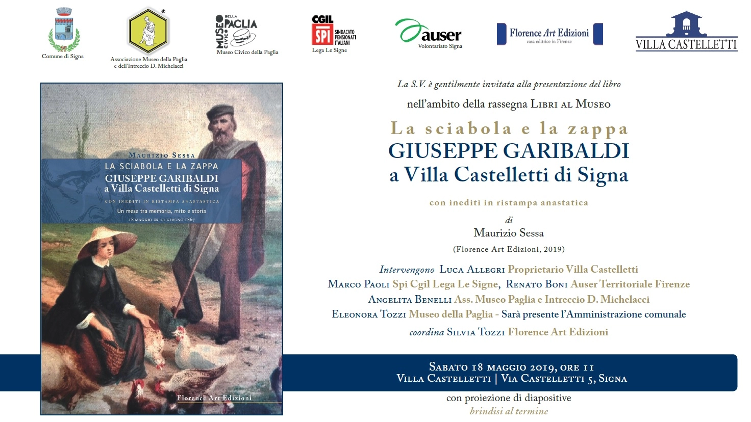 Giuseppe Garibaldi a Villa Castelletti di Signa