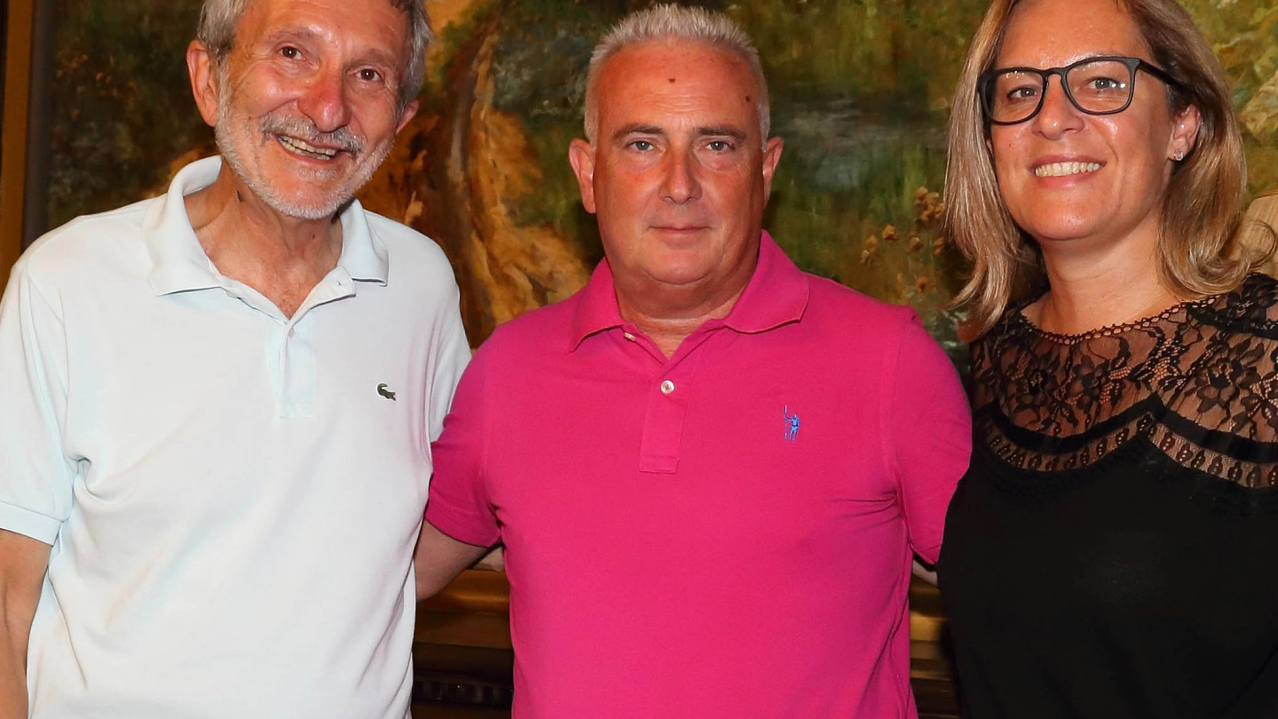 Il sindaco Bellandi, Alessandro Michelotti e Federica Fratoni
