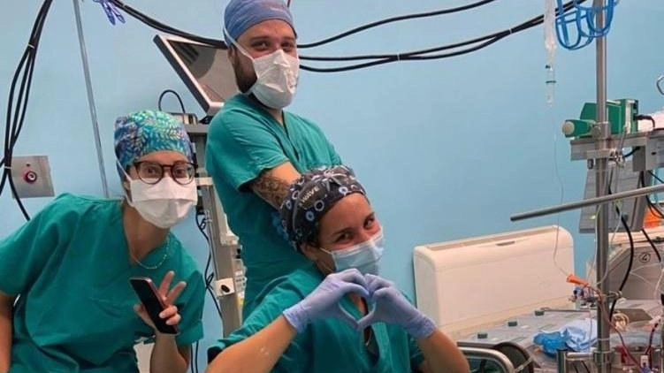 Mission in Eritrea.  OPA team in action to save children