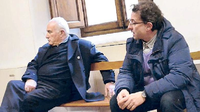 L’imprenditore Luigi Bonanno (a sin.) e il geometra Aldo Stefano Guggino