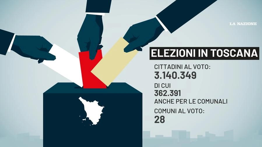 Il voto in Toscana: alle urne il 12 giugno