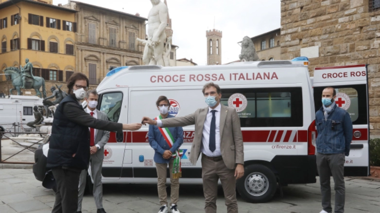 Firenze, la Fondazione Kennedy regala un'ambulanza alla Croce Rossa