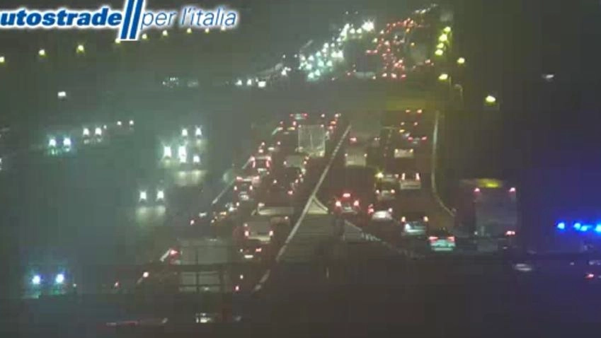 Traffico intenso a Firenze, dalle webcam di Autostrade nel pomeriggio del 25 novembre